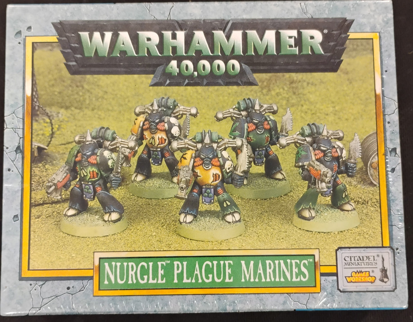 
                  
                    Warhammer 40.000: Nurgle Plague Marines (Forseglet)
                  
                