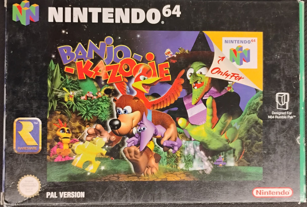 Banjo Kazooie i æske (Lidt slid på æsken)