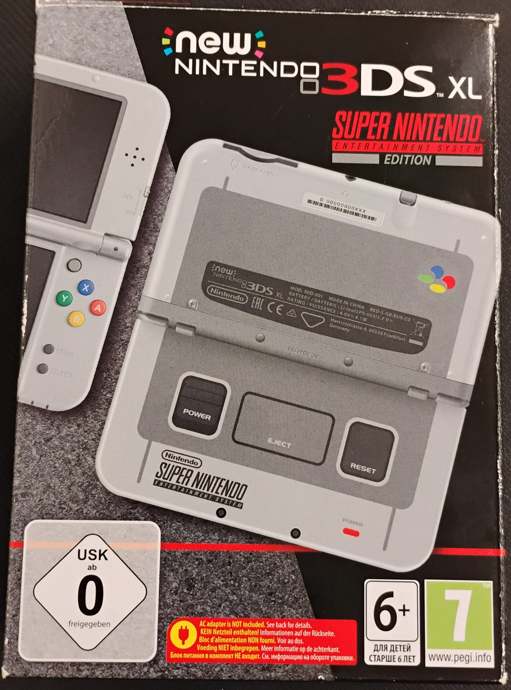 Nintendo New 3DS XL i æske (Super Nintendo Edition)