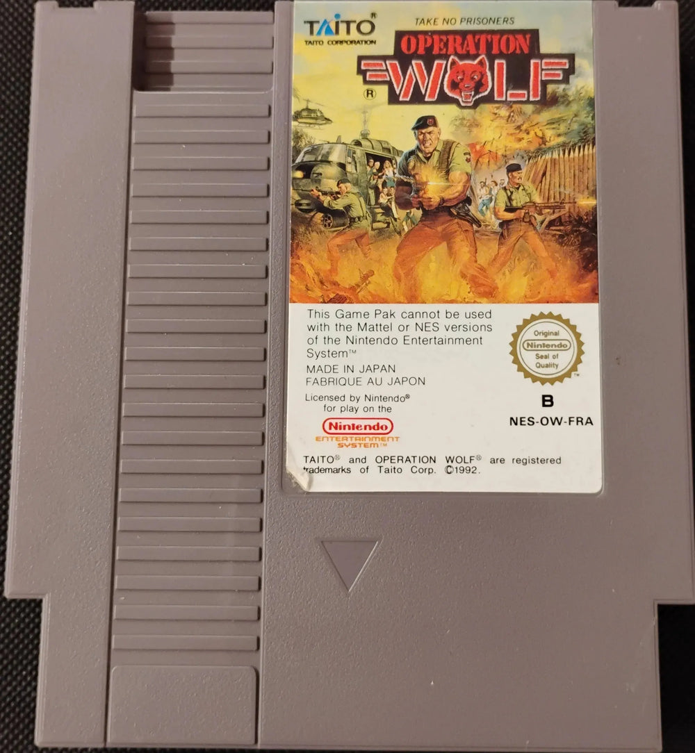 Operation Wolf (FRA) (Slidt label)