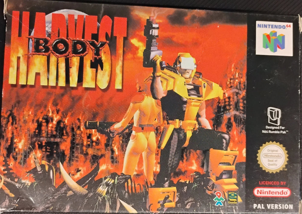 Body Harvest i æske (Lidt slid på æsken)