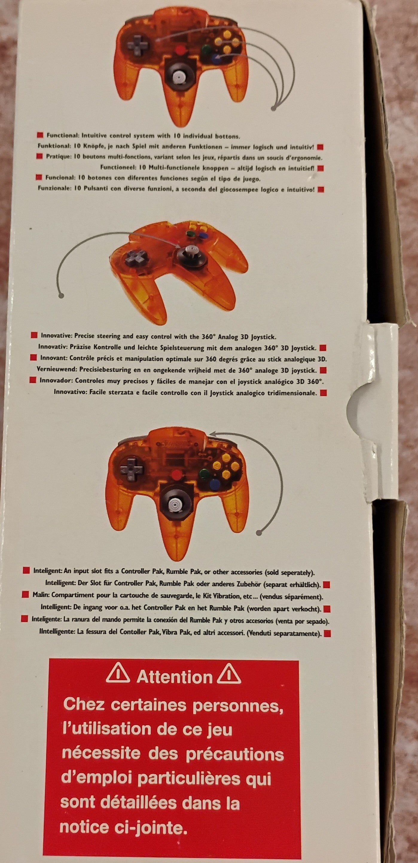 
                  
                    N64 Konsol i æske (Fire Orange)
                  
                