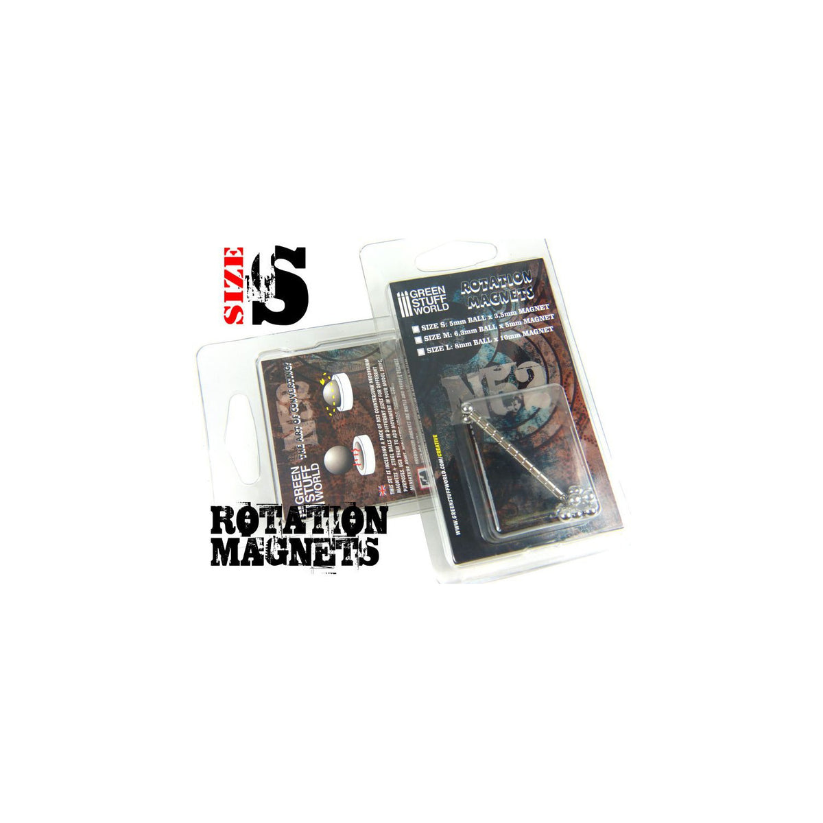 
                  
                    Rotation Magnets – Size S - 15 stk
                  
                