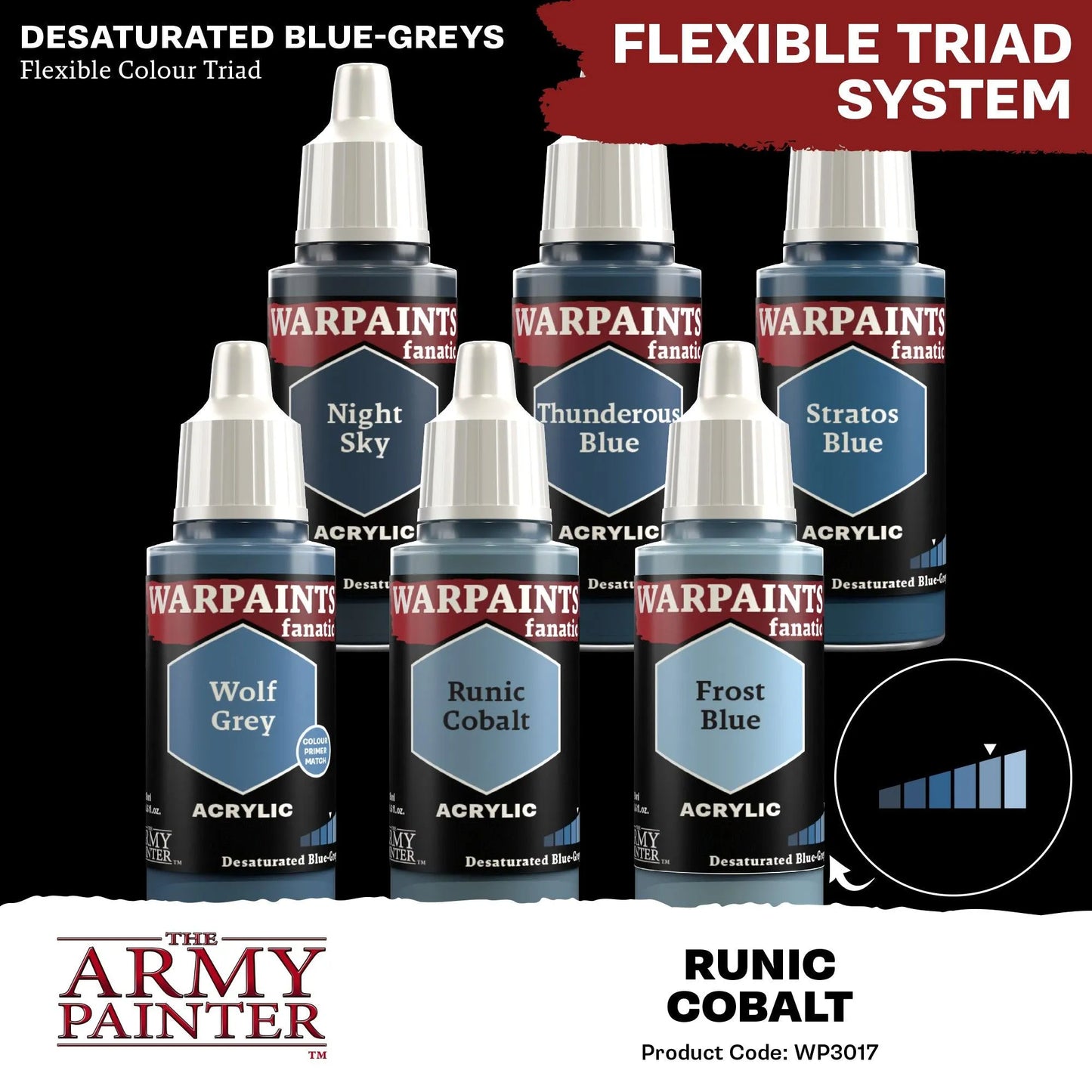 Runic Cobalt (Warpaints Fanatic Acrylics) - ZZGames.dk