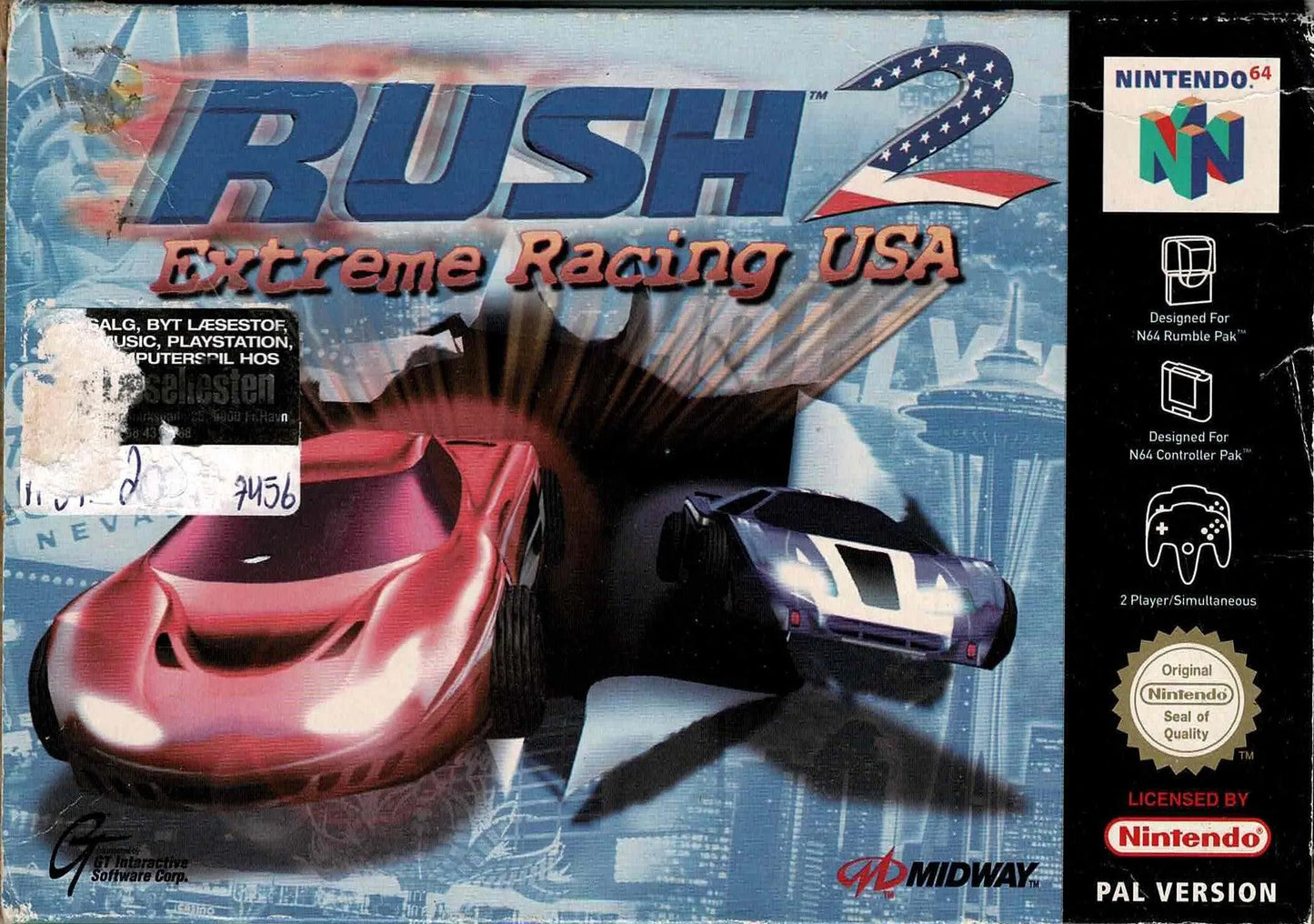 Rush 2 i æske (kosmetiske fejl) - ZZGames.dk