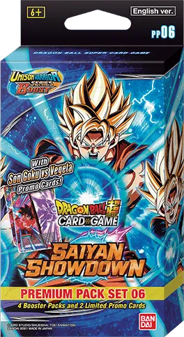 Saiyan Showdown Premium Pack Set 06 PP06 - ZZGames.dk