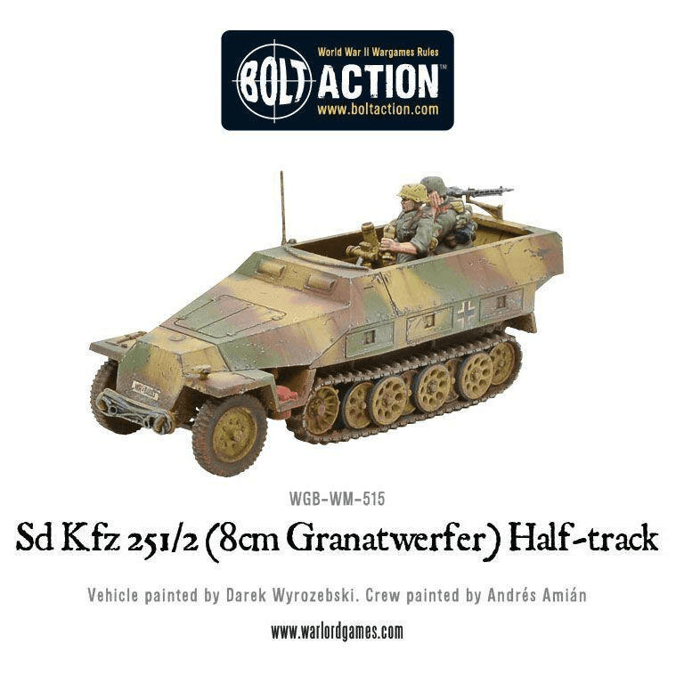 Sd.Kfz 251/2 Ausf D (8cm Granatwerfer) Half Track - ZZGames.dk