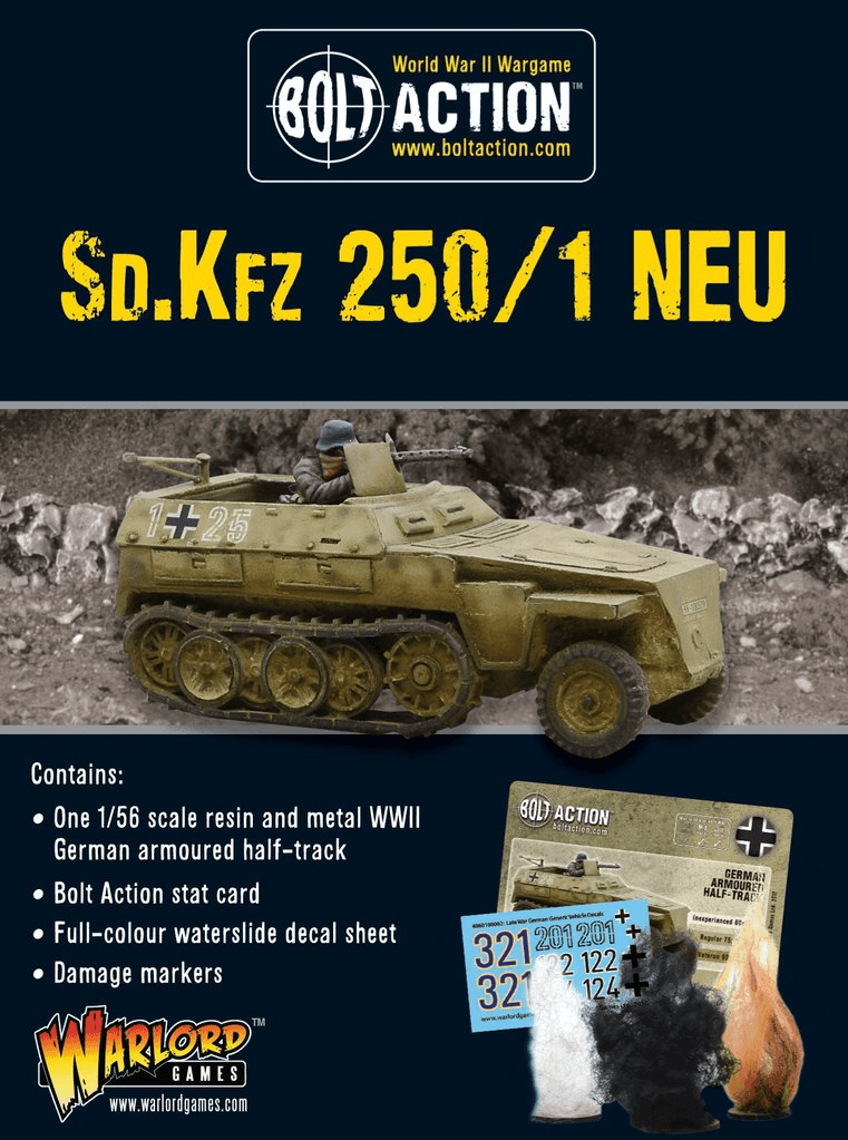 Sd/Kfz 250/1 - Neu Halftrack - ZZGames.dk