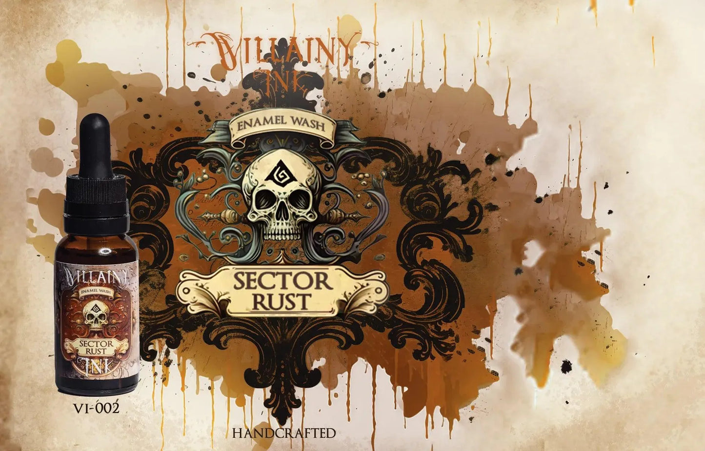 Sector Rust - Enamel Wash (30 mL) - ZZGames.dk