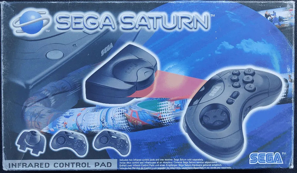 
                  
                    Sega Saturn Infrared Control Pad i æske - ZZGames.dk
                  
                