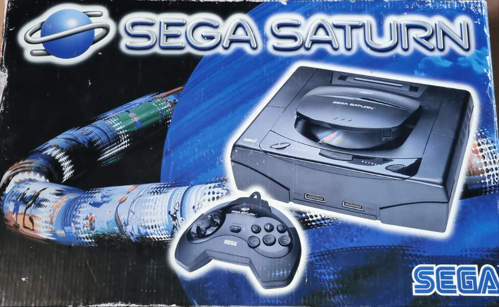 Sega Saturn Konsol i æske - ZZGames.dk