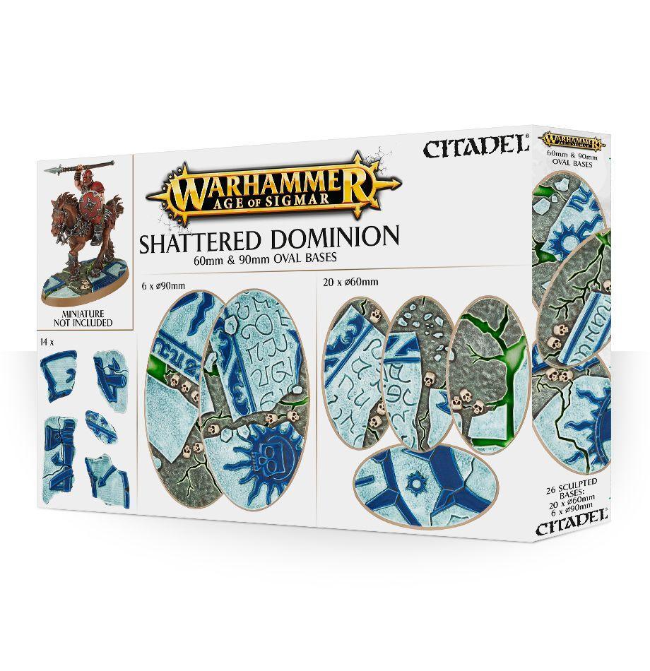 SHATTERED DOMINION: 60 & 90MM OVAL - ZZGames.dk