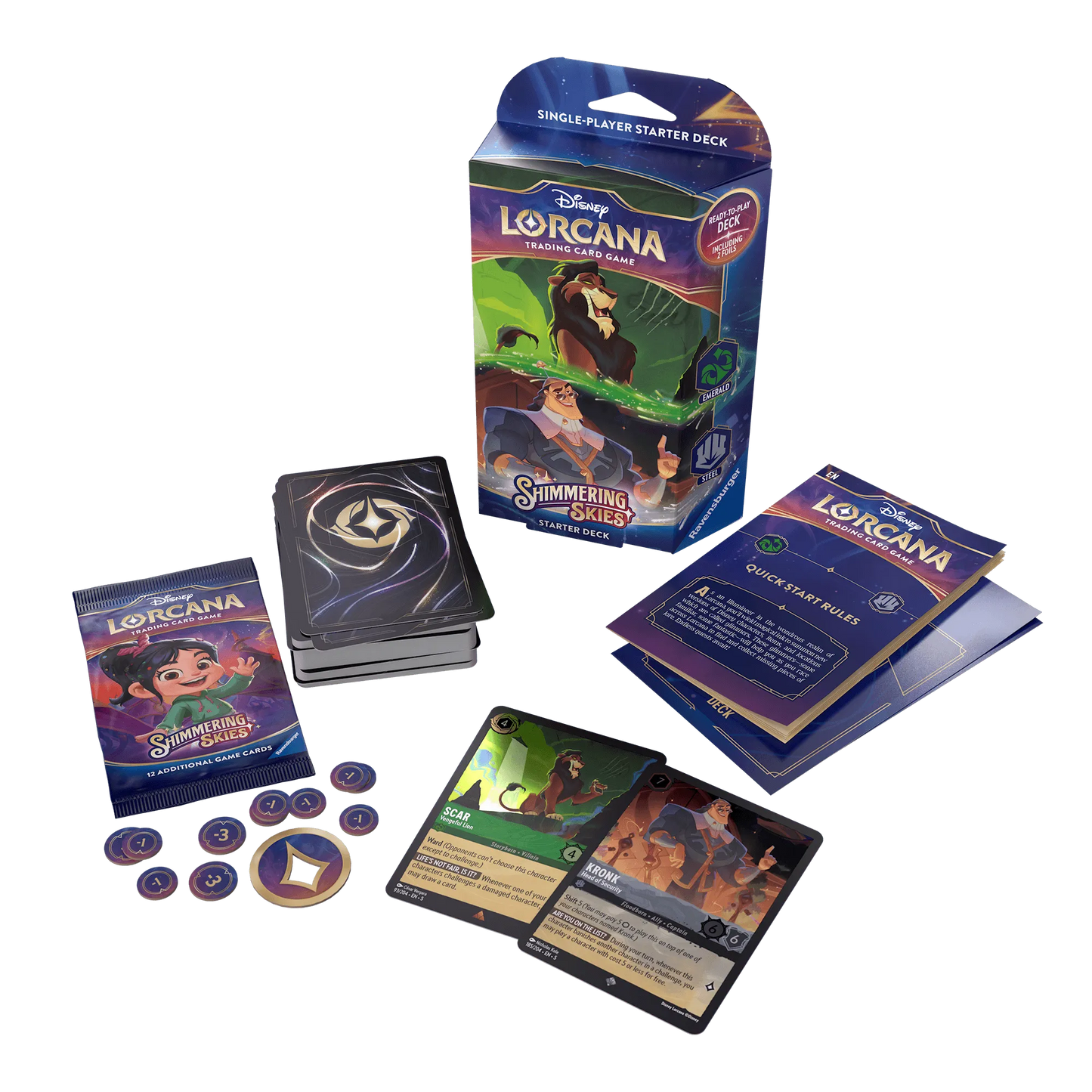 Shimmering Skies - Starter Deck (Emerald / Steel) - ZZGames.dk
