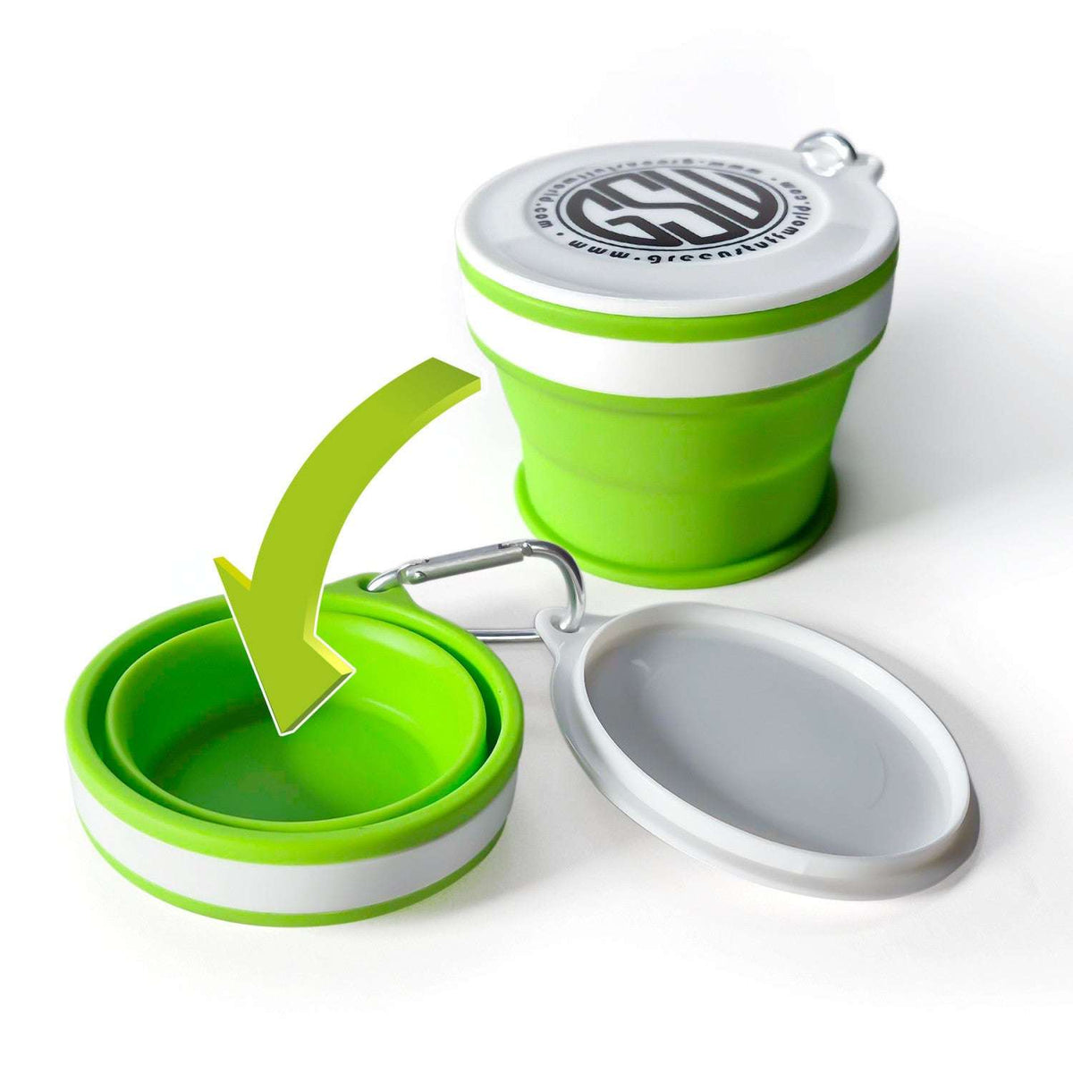 Silicone collapsible cup 170ml