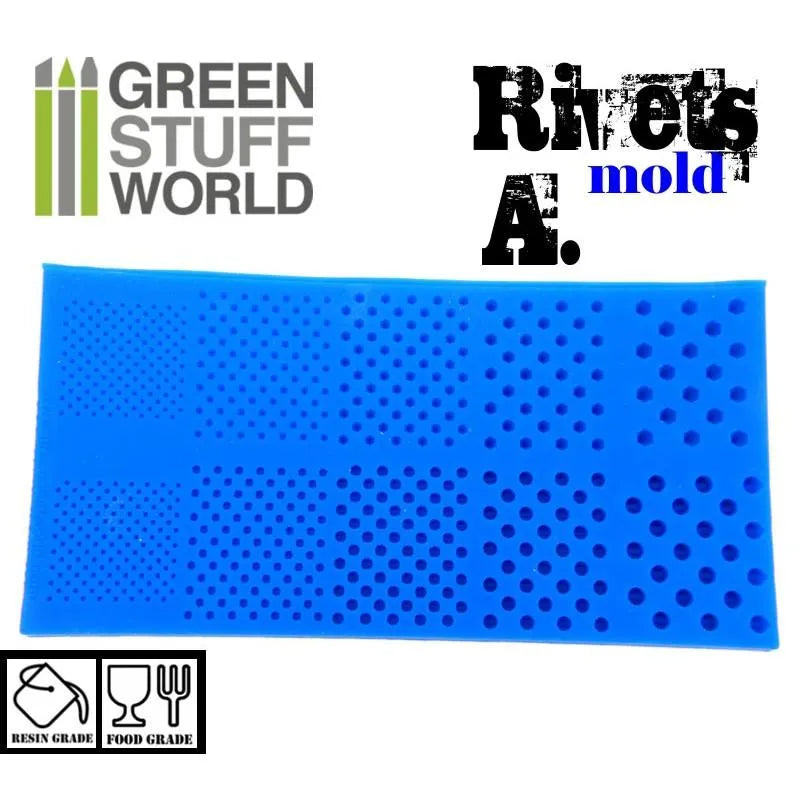 Silicone molds - RIVETs - ZZGames.dk