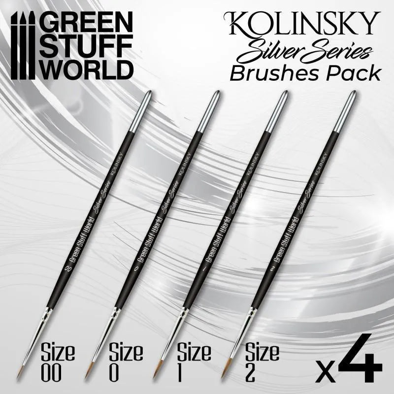 SILVER SERIES Kolinsky Brush Set - ZZGames.dk