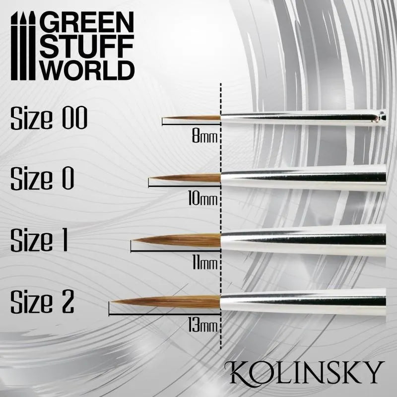 SILVER SERIES Kolinsky Brush Set - ZZGames.dk