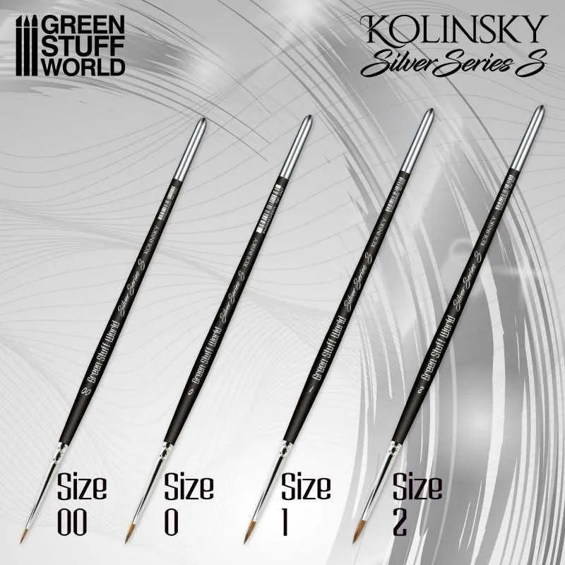 SILVER SERIES (Small) Kolinsky Brush Set - ZZGames.dk