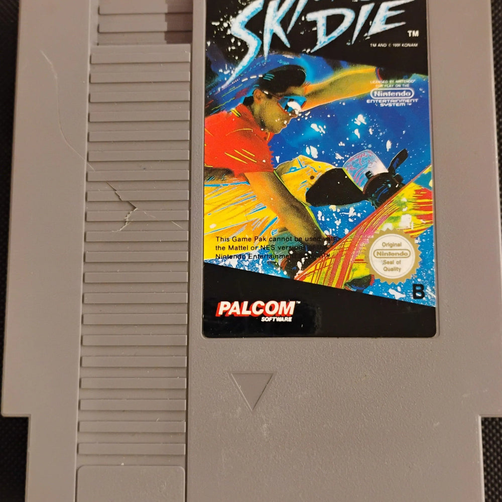 Ski or Die i æske (SCN) (U. manual) (Slid på æsken og ødelagt cart) - ZZGames.dk