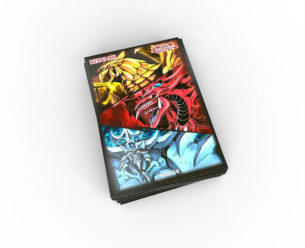 Slifer, Obelisk & Ra Card Sleeves 50 pcs - ZZGames.dk