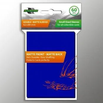 Small Double-Matte - Blue (62x89mm) - ZZGames.dk