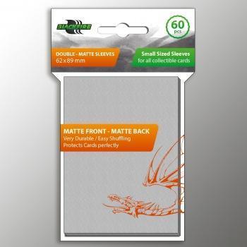Small Double-Matte - Clear (62x89mm) - ZZGames.dk