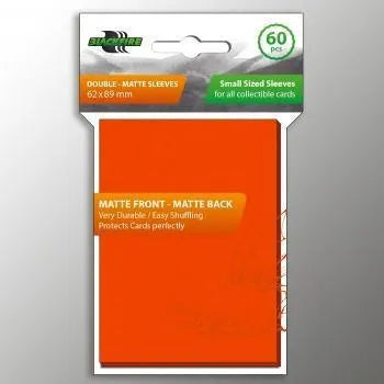 Small Double-Matte - Orange (62x89mm) - ZZGames.dk