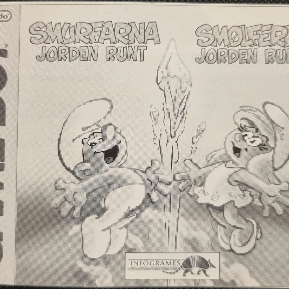 Smølferne Jorden Rundt manual - ZZGames.dk