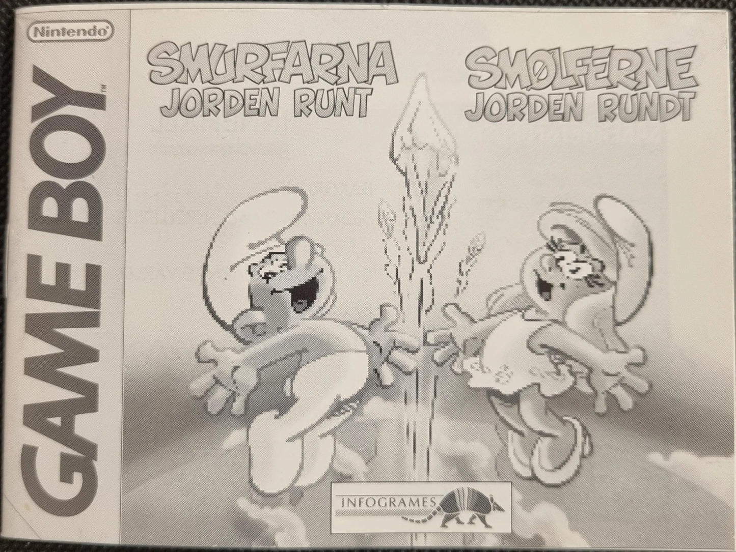 Smølferne Jorden Rundt manual - ZZGames.dk