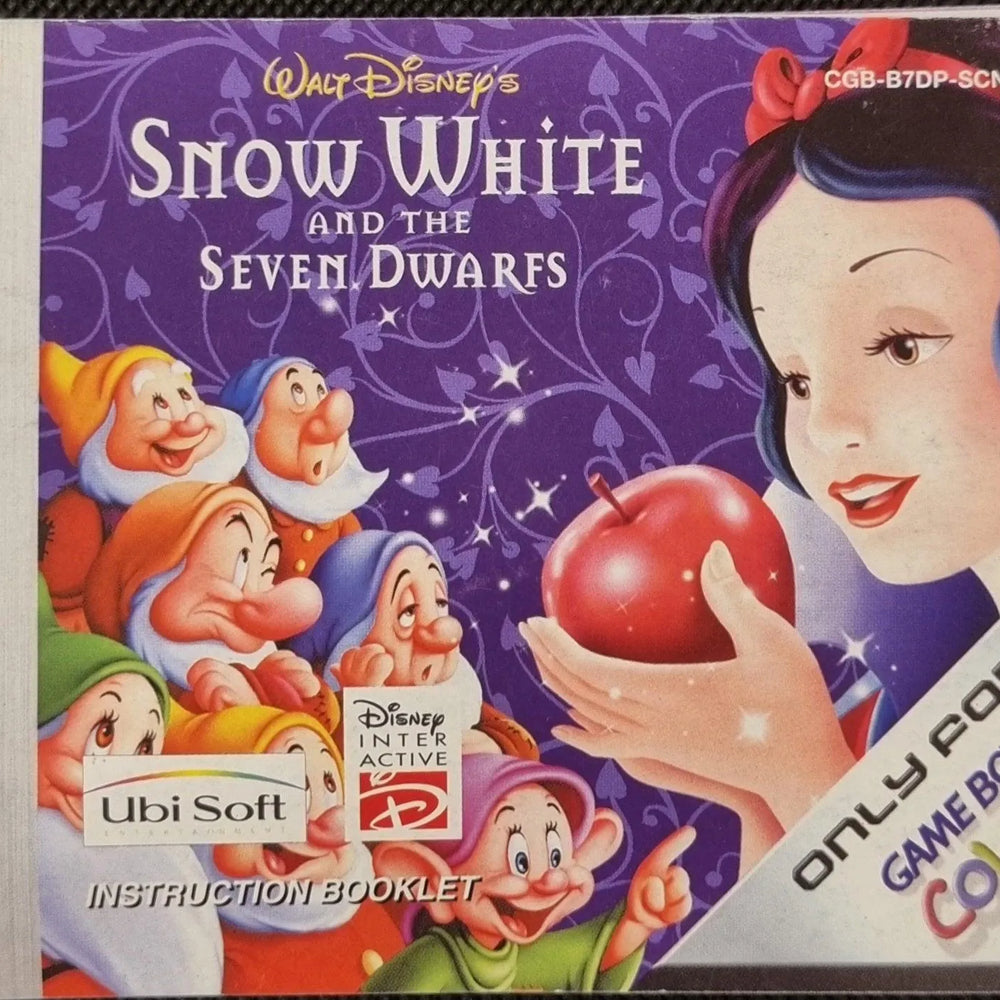 Snow White and The Seven Dwarfs manual (SCN) - ZZGames.dk