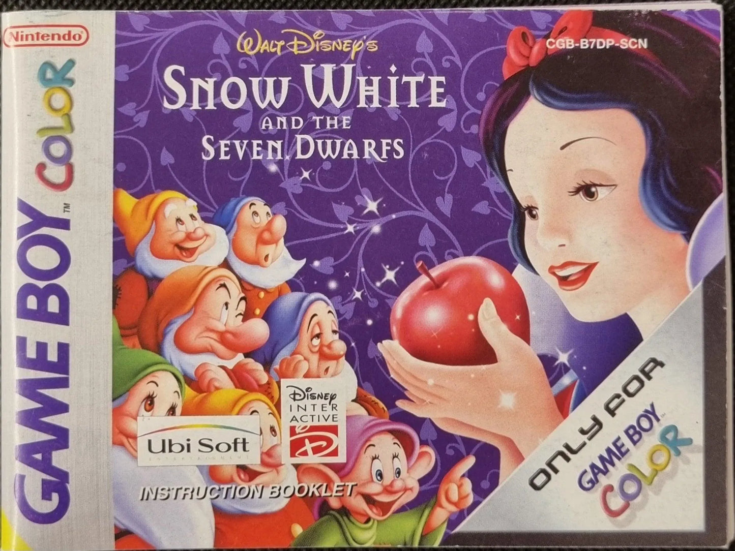 Snow White and The Seven Dwarfs manual (SCN) - ZZGames.dk