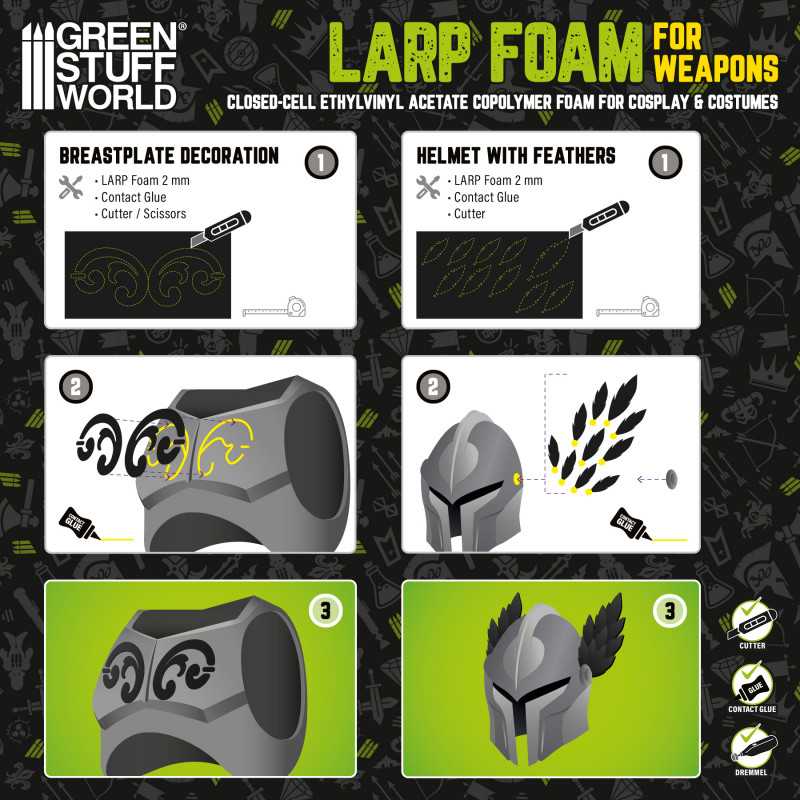 
                  
                    Soft LARP Foam 2mm
                  
                