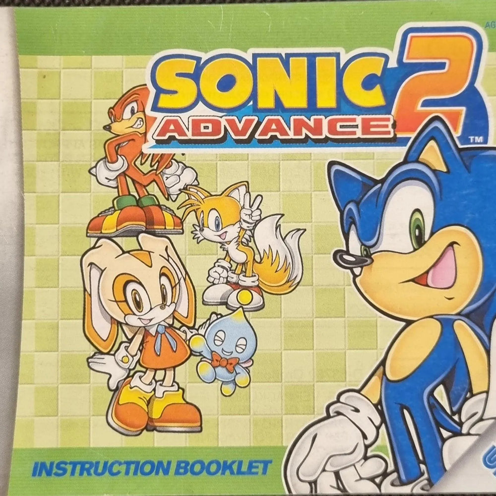 Sonic Advance 2 manual (UKV) - ZZGames.dk