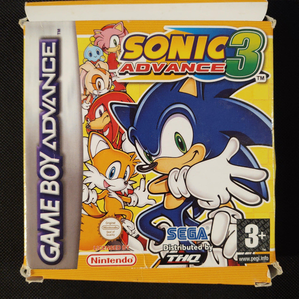 Sonic Advance 3 i æske (Kosmetiske fejl) - ZZGames.dk