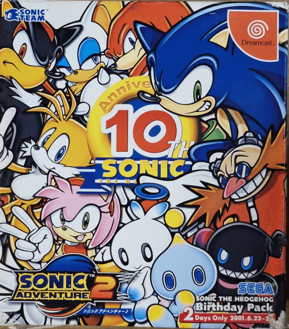 Sonic The Hedgehog 10th Birthday Pack (NTSC) (Kosmetiske fejl) - ZZGames.dk