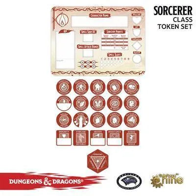 Sorcerer Token Set - ZZGames.dk