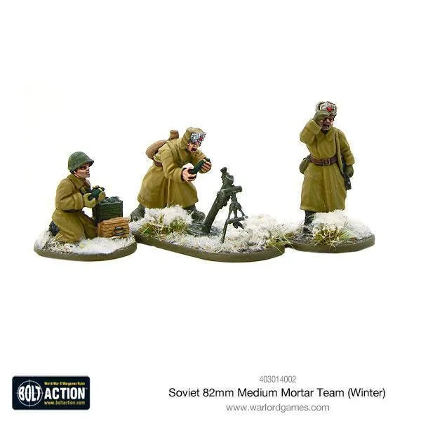 Soviet 82mm Medium Mortar Team (Winter) - ZZGames.dk