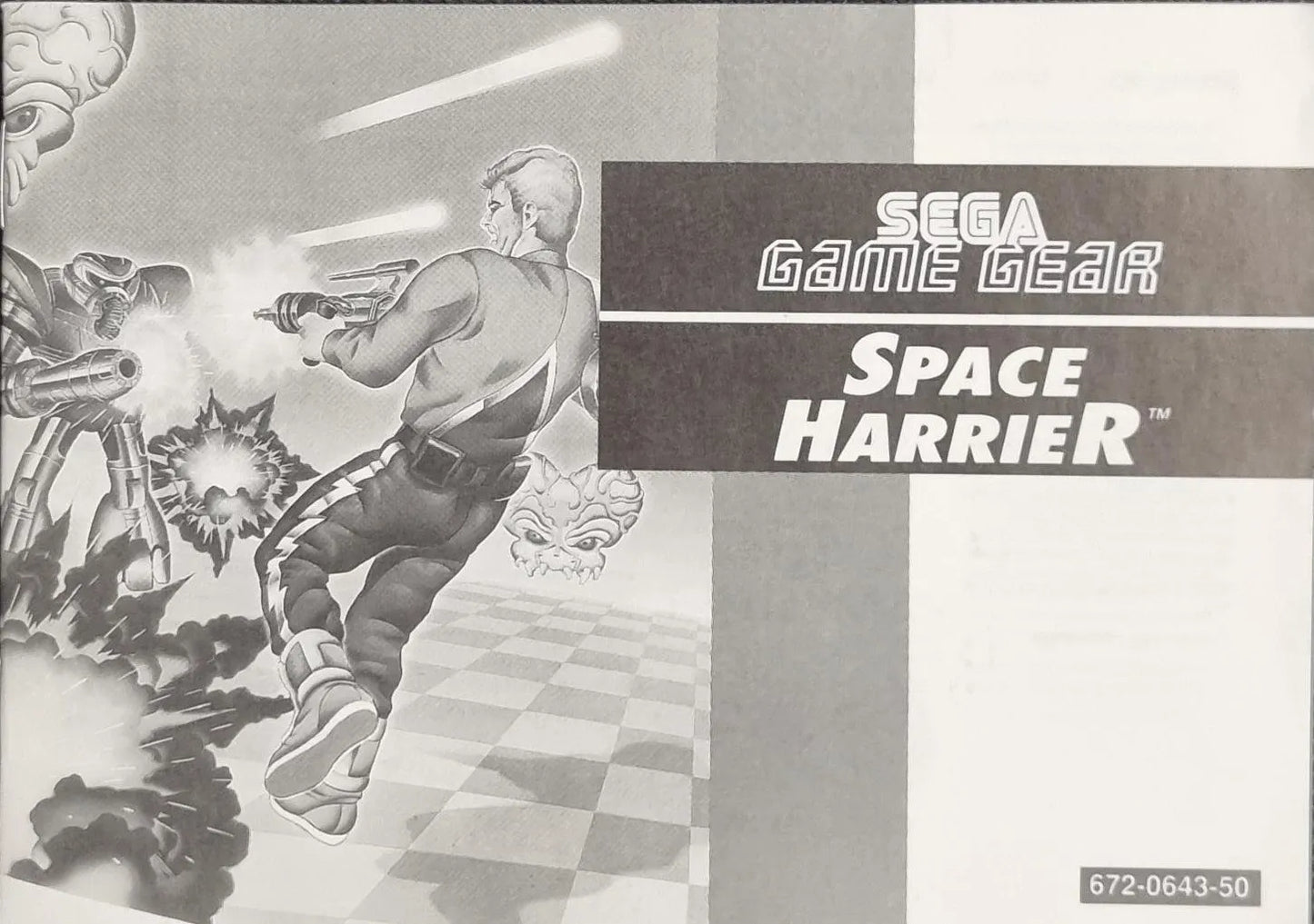 Space Harrier manual - ZZGames.dk