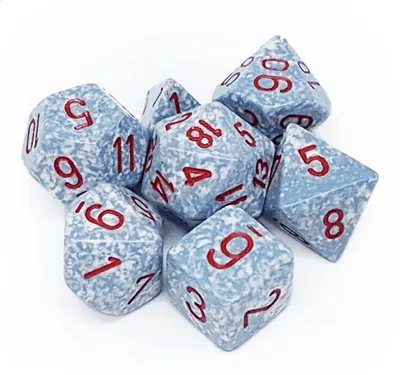 Speckled Polyhedral 7-Die Set - Air - ZZGames.dk