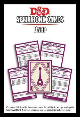 Spellbook Cards - Bard - ZZGames.dk