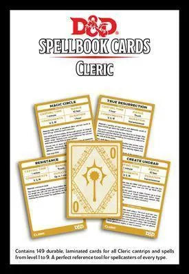 Spellbook Cards - Cleric - ZZGames.dk