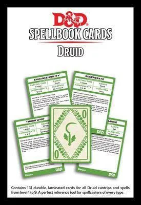 Spellbook Cards - Druid - ZZGames.dk