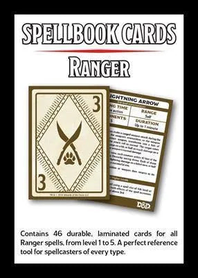 Spellbook Cards - Ranger - ZZGames.dk