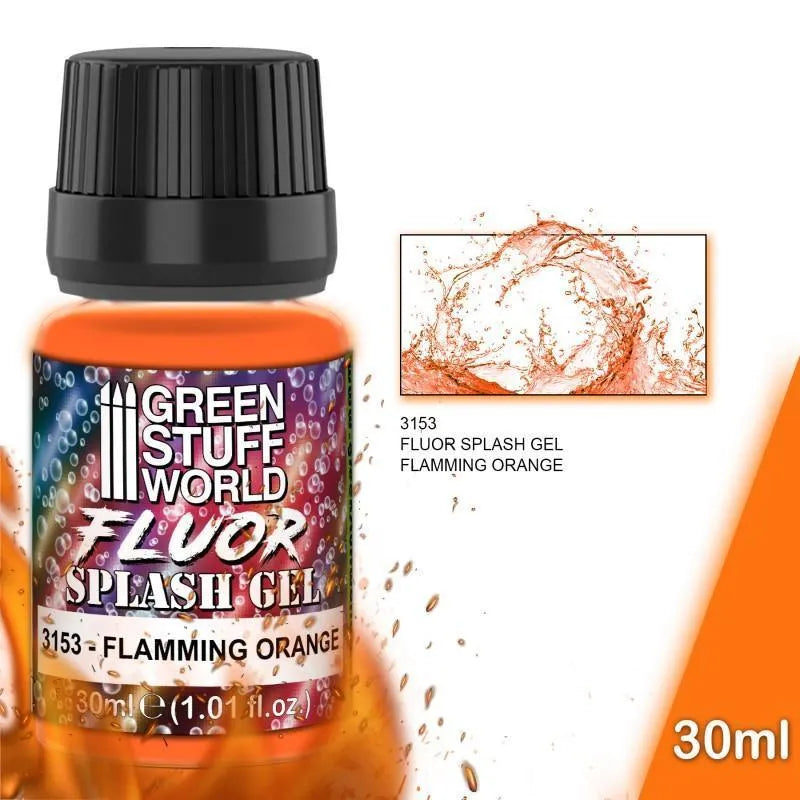 SPLASH GEL FLAMMING ORANGE (EFFECT PAINT) - ZZGames.dk