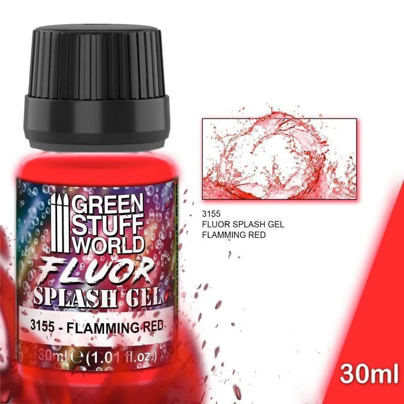 SPLASH GEL FLAMMING RED (EFFECT PAINT) - ZZGames.dk