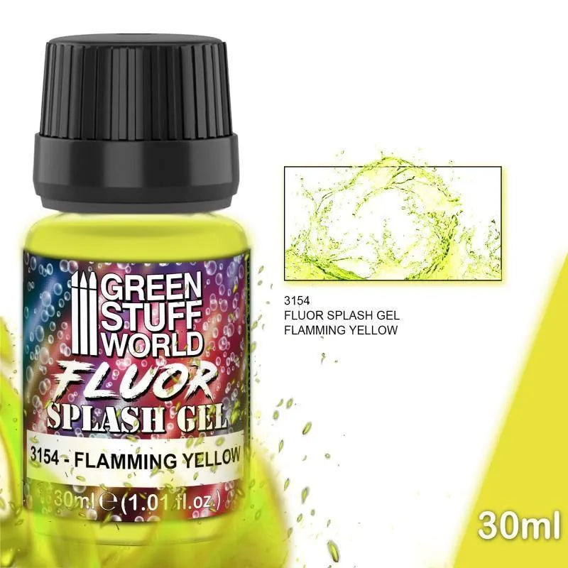 SPLASH GEL FLAMMING YELLOW (EFFECT PAINT) - ZZGames.dk