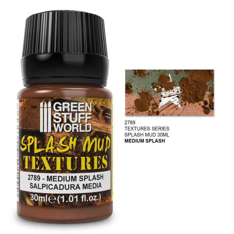 Splash Mud Textures - Medium Brown 30ml