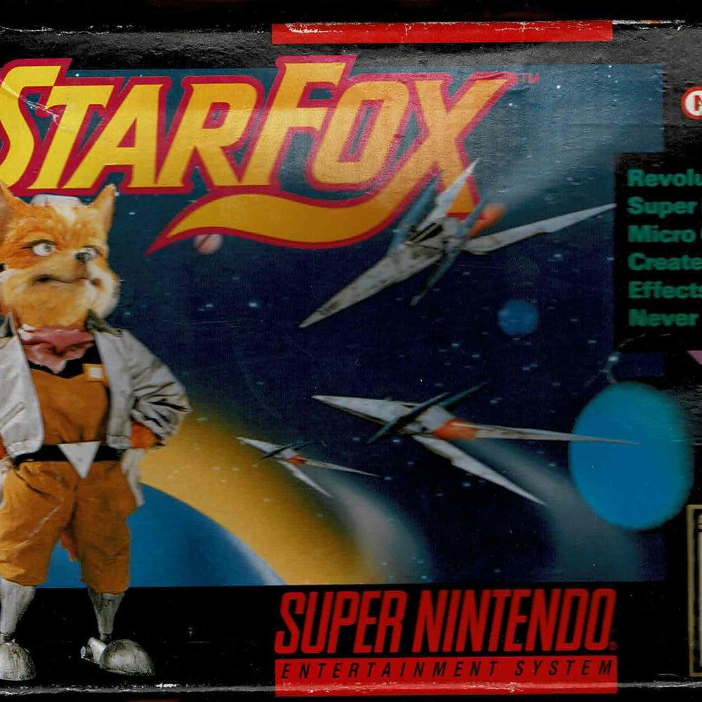 Star Fox i æske (NTSC m. kosmetiske fejl) - ZZGames.dk