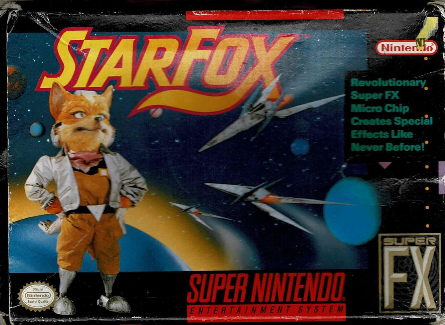 Star Fox i æske (NTSC m. kosmetiske fejl) - ZZGames.dk