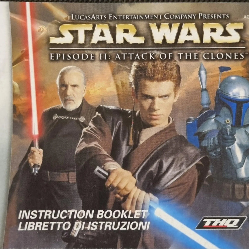 Star Wars Episode 2: Attack of The Clones manual (EUR) - ZZGames.dk
